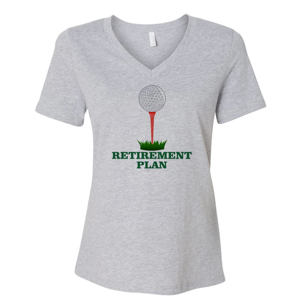 My Retirement Plan is Golfing Shirt Retired Gift Women - Picture 4 of 4