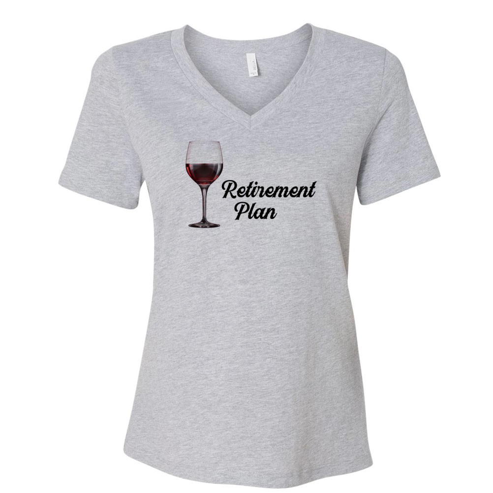 My Retirement Plan is Drinking Wine Shirt Retired Gift Women - Picture 4 of 4